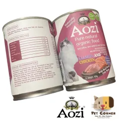 Aozi Wetfood Cat Can 430G Salmon & Chicken