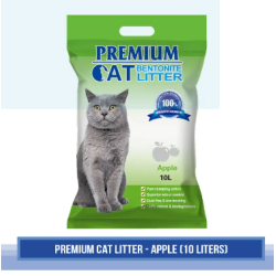 10L Premium Cat Bentonite Litter Sand Apple