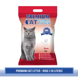 10L Premium Cat Bentonite Litter Sand Rose