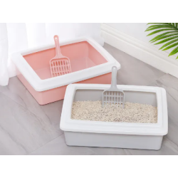 Cat Kitten Litter Box w/ Scoop