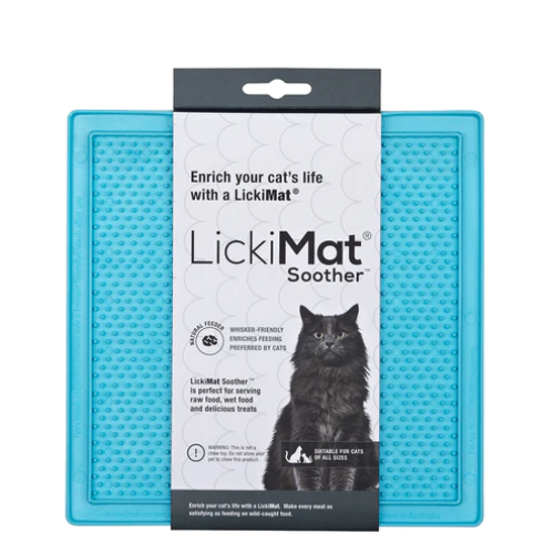 LickiMat Soother Cat Feeder Turquoise