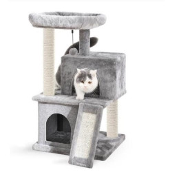 CA Domestic Delivery Cat Tree House Tower Condo Cat Scratcher Posts for Cat Model C