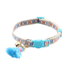 Buckle Bell Soft Adjustable Pet Kitten Collars Necklace B